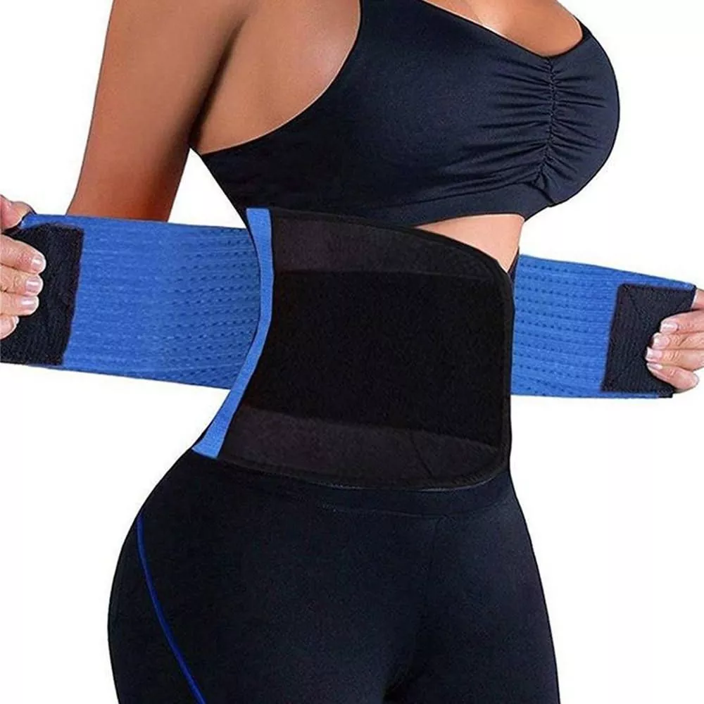 Aparador de cintura envoltório suor sauna cinto de barriga fino